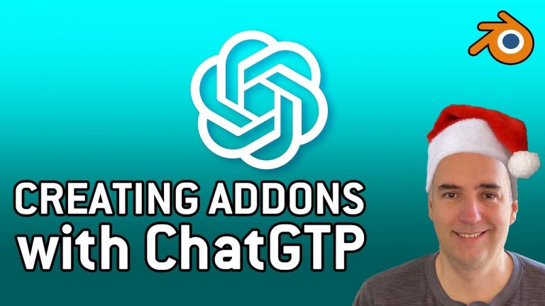 Creating Blender addons using ChatGPT