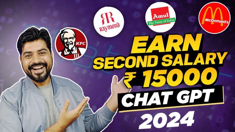 Earn Rs 15000 per month as Second Salary using ChatGPT in 2024