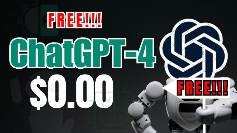 How To Get ChatGPT-4 Plus For FREE!!!