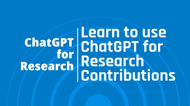 How to use #ChatGPT for Writing Research Contributions