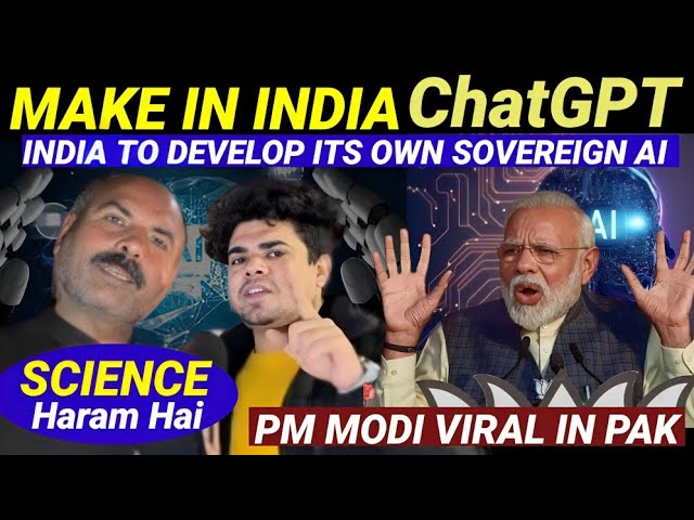 INDIA TO DEVELOP ITS OWN SOVEREIGN AI INFRASTRUCTURE | CHATGPT OF INDIA | PAK PUBLIC NOT HAPPY
