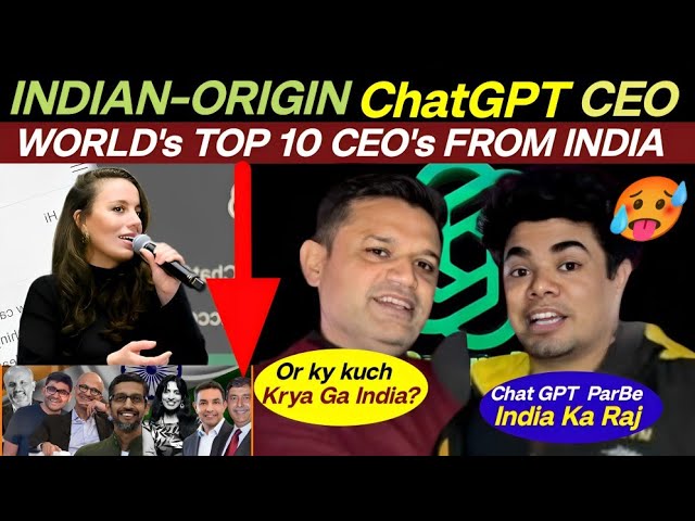 INDIAN ORIGIN MIRA MURTI NEW CEO OF ChatGPT OPEN AI | PAKISTANI PUBLIC REACTION ON INDIA | DailySwag