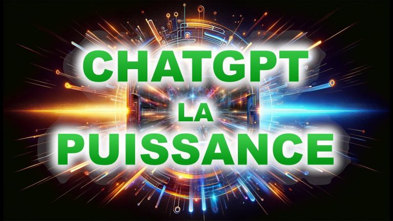 La PUISSANCE de GPT-4 (ChatGPT)