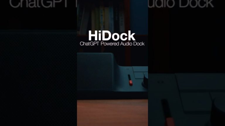 This Audio Dock is Powered by ChatGPT?! HiDock H1!