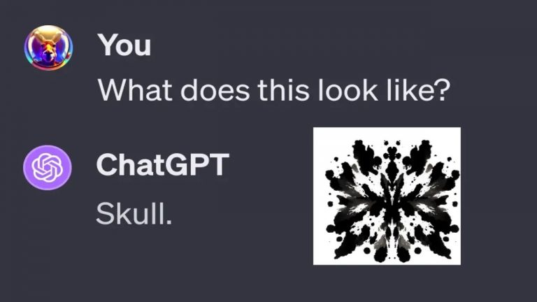 ChatGPT Takes The Rorschach Test