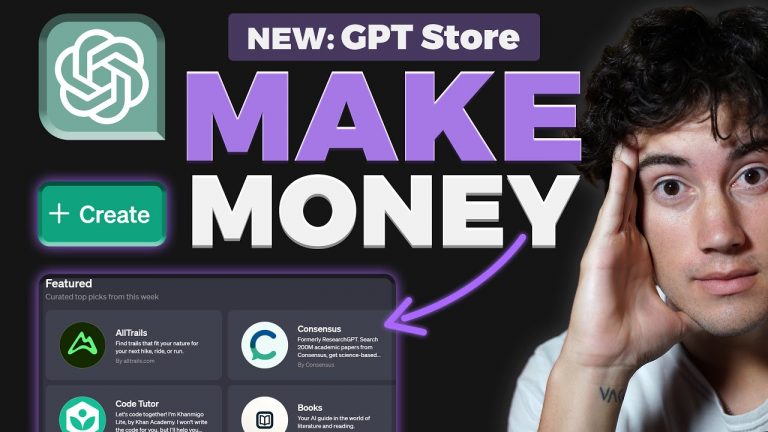 ChatGPT Update: How to Earn Money with GPT Store! (Full Guide)