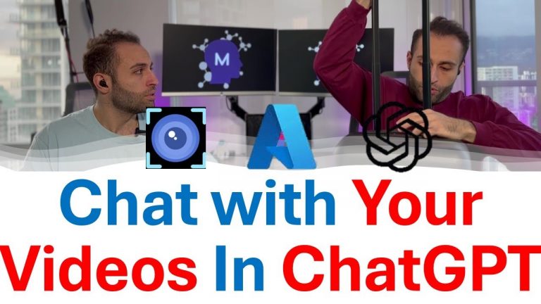 ChatGPT With Your Videos ! | Azure Open AI + Azure AI Vision