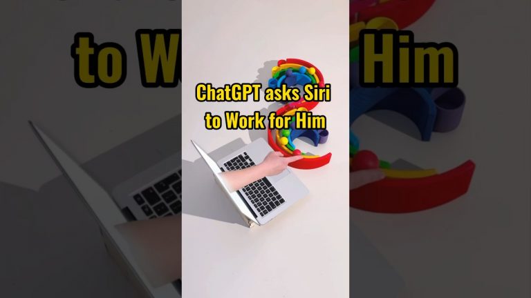 ChatGPT asks Siri to Work for Him | How to use ChatGPT | ChatGPT 4 | OpenAI