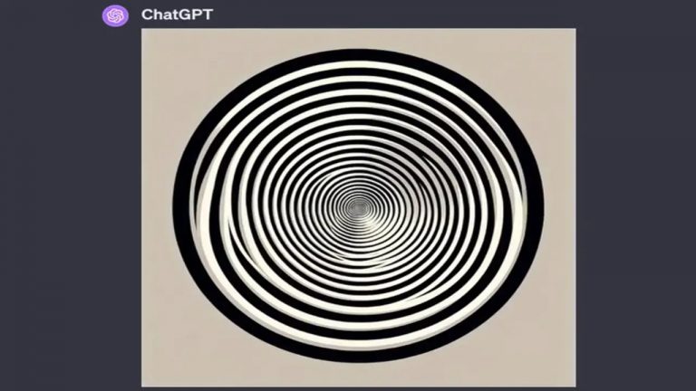 ChatGPT tries to create an optical illusion