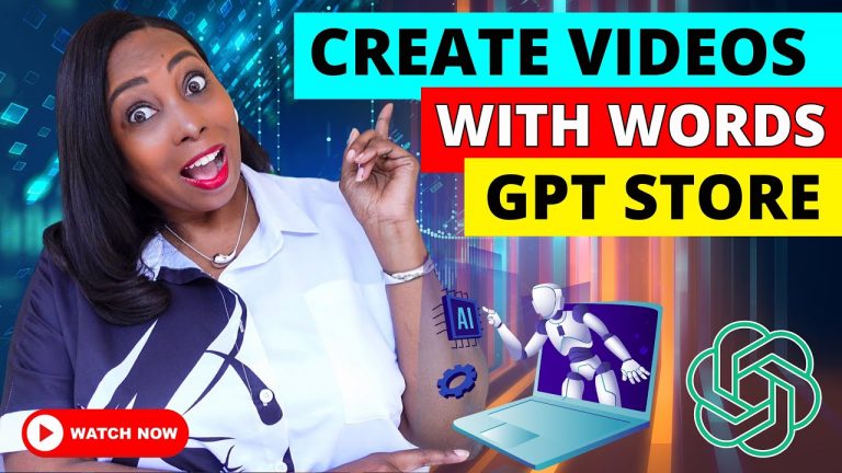 Create Videos With JUST WORDS Using The NEW ChatGPT Store – Make US$650 A Day Anonymously Worldwide