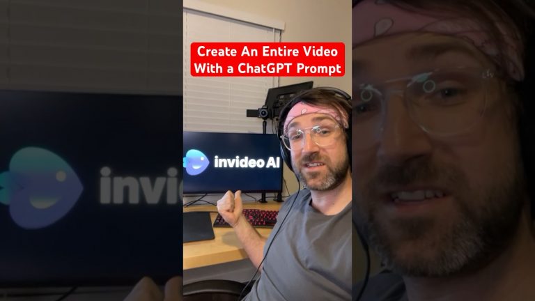 Create an Entire Video with ChatGPT? #invideoAiPartner