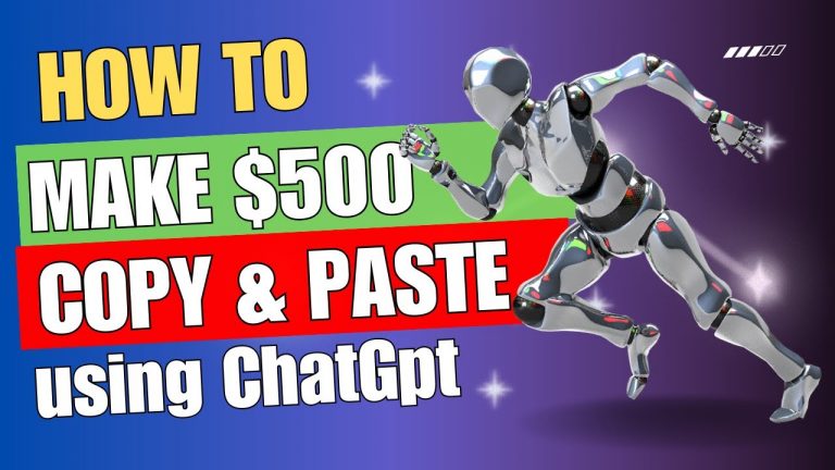 How to make money online 2024 ($100 Per Day With ChatGPT)