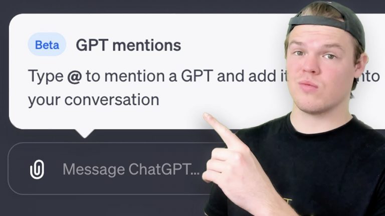 New ChatGPT Feature: GPT Mentions – Custom GPT Mentions in Your ChatGPT Plus Chats