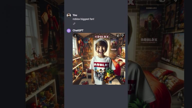 Roblox biggest fan #ai #aiart #aigenerated #chatgpt