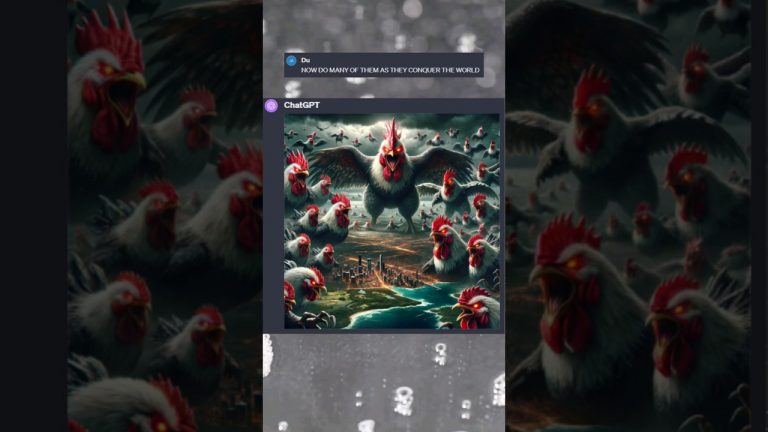 The Galactic Rescue of Chickens #shorts #ai #chatgpt