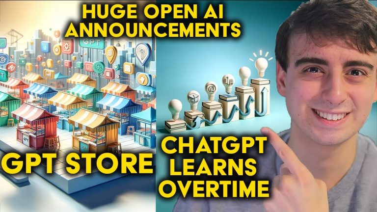 This will be HUGE! Custom GPT Store, ChatGPT Learns Over Time | Full Breakdown