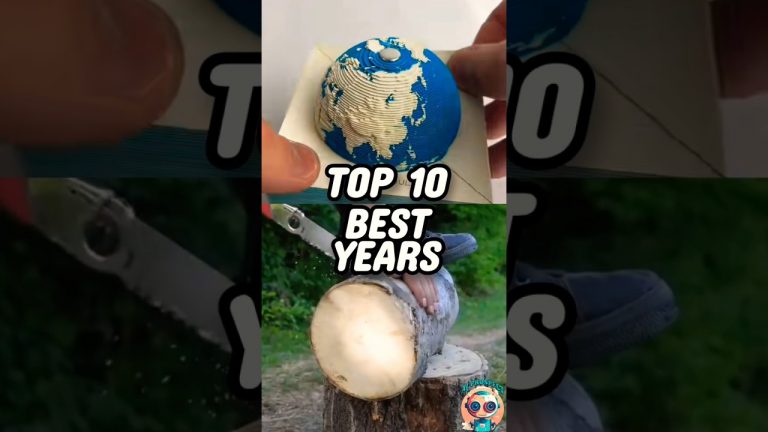 Top 10 Best years in history according to chatGPT