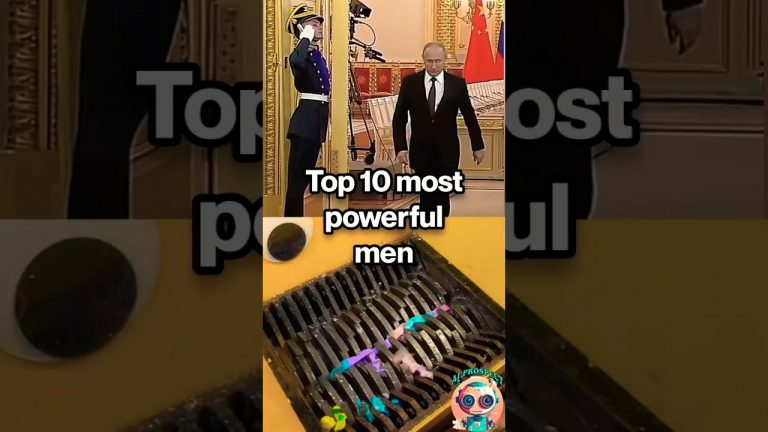 Top 10 most powerful men according to chatGPT #shorts