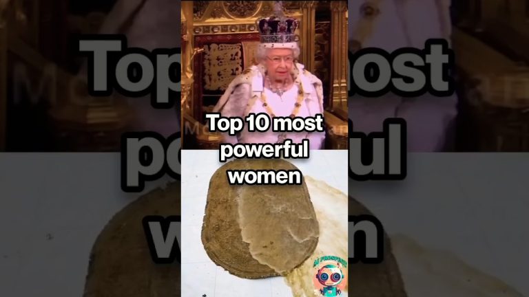 Top 10 most powerful women according to chatGPT #shorts