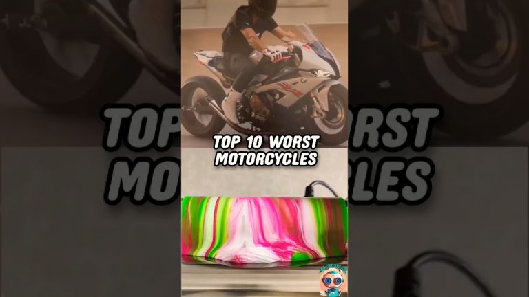 Top 10 worst motorcycles according to chatGPT