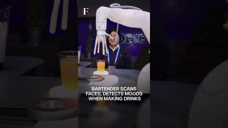 Watch: AI-Powered Bartender Serves ChatGPT Suggested Drinks | Subscribe to Firstpost