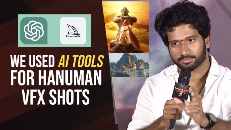 We Used ChatGPT + Midjourney For Hanuman VFX Shots Says Director Prashanth Varma | Manastars