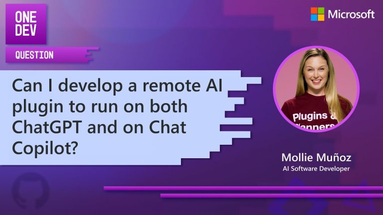 Can I develop a remote AI plugin to run on both ChatGPT and on Chat Copilot?