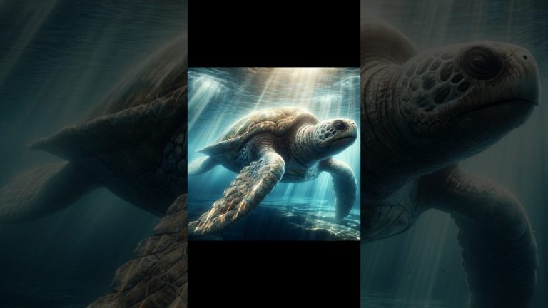 Chatgpt haciendo grande a una tortuga marina #parati #inteligenciaartificial #ai #ia #chatgpt #fyp