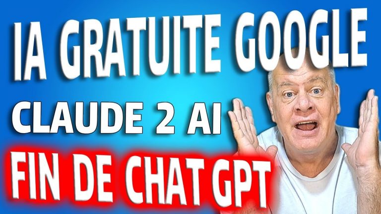 Claude IA gratuite de Google, adieu ChatGPT