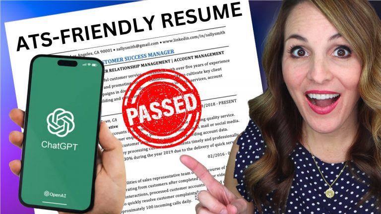 How To Write An ATS-Friendly Resume Using ChatGPT in 2024 | BEST FORMAT & TEMPLATE