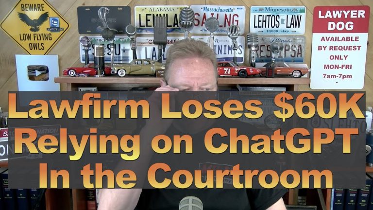 Lawfirm Loses $60K Relying on ChatGPT in the Courtroom