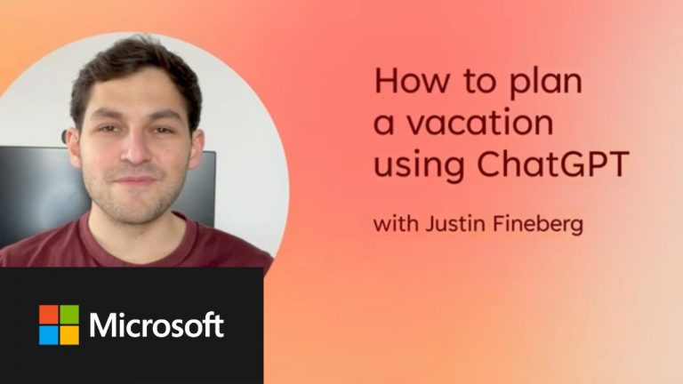 Microsoft Create: How to use ChatGPT to plan a vacation