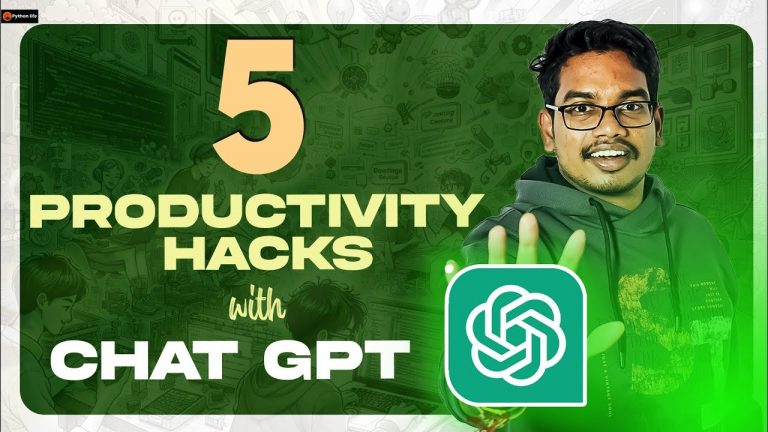 5 Productivity Hacks with ChatGPT | ChatGPT Telugu