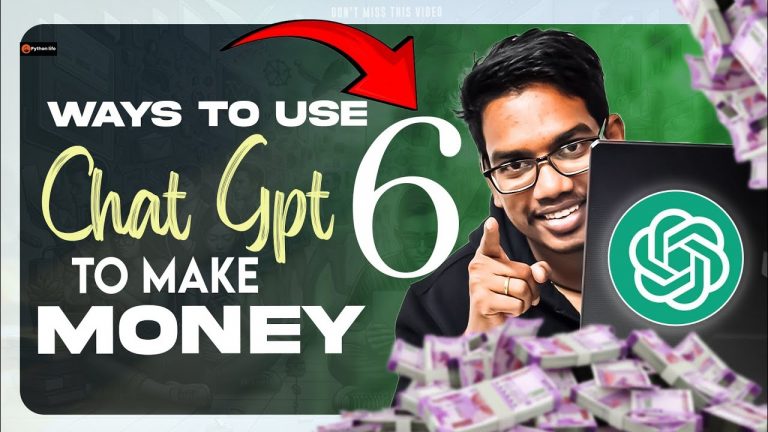 6 Ways to Use Chat GPT to Make Money | Chatgpt Telugu