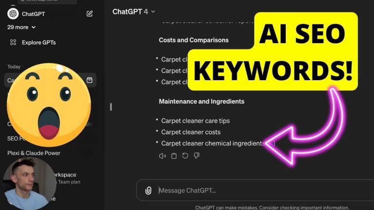 AI SEO: ChatGPT SEO Keyword Research Strategies To Find FREE KWs Rank #1