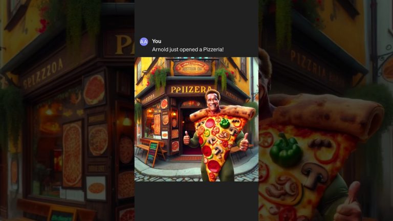Arnold Opens a Pizzeria #ai #chatgpt