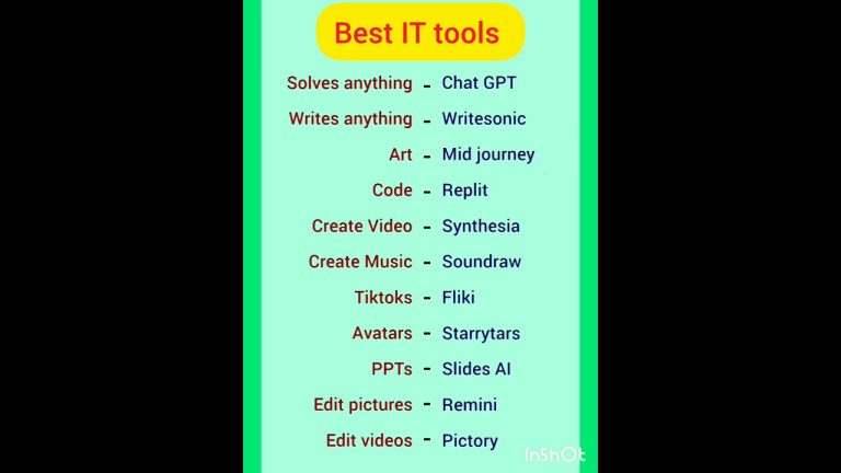 Best IT tools Which we use #tools #it #chatgpt #writing #replit #fliki #art #shorts #india #gk #ssc