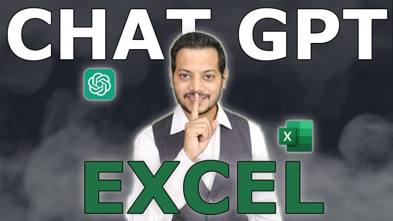 CHAT GPT with Excel | Overcoming Excel Challenges with CHAT GPT Magic