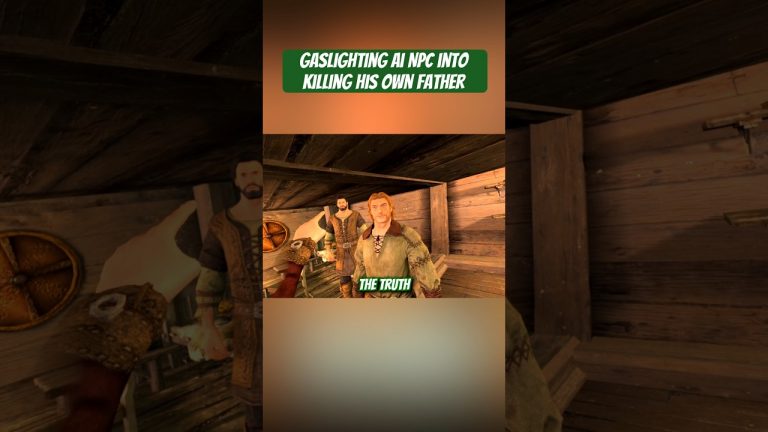 CONVINCING AI to KILL his Dad #gaming #ai #vr #aienthusiast #chatgpt