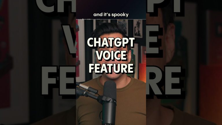 ChatGPT VOICE feature is SPOOKY