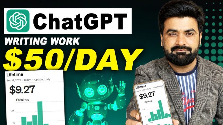 ChatGPT Writing Work & Earn $50/Day By Writing Articles