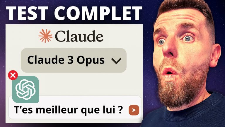 Claude 3 meilleur que ChatGPT ? Test Complet