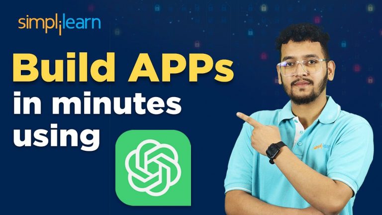 How To Build An App Using CHatGPT | ChatGPT Tutorial For Beginners | Simplilearn