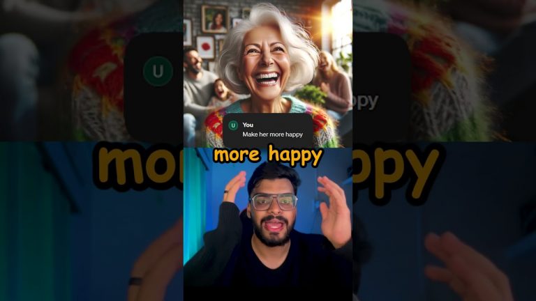 I asked chatGPT to show us happy Grandmaa #chatgpt #viral