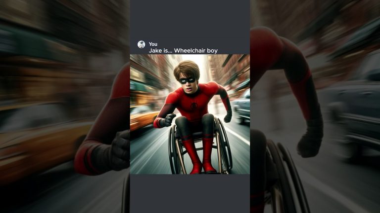 The World’s First Wheelchair Superhero #ai #chatgpt #aiart
