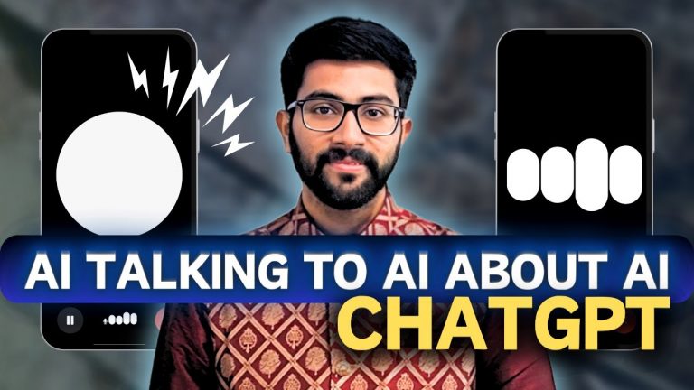 AI talking to AI about AI | Chat GPT Voice | Vamsi Bhavani