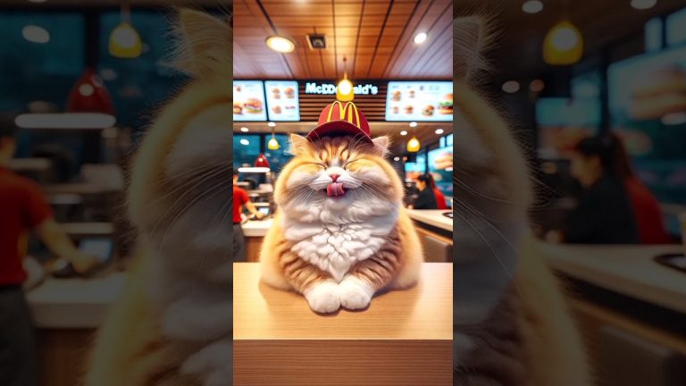 Cat and his Love to Burger #chatgpt