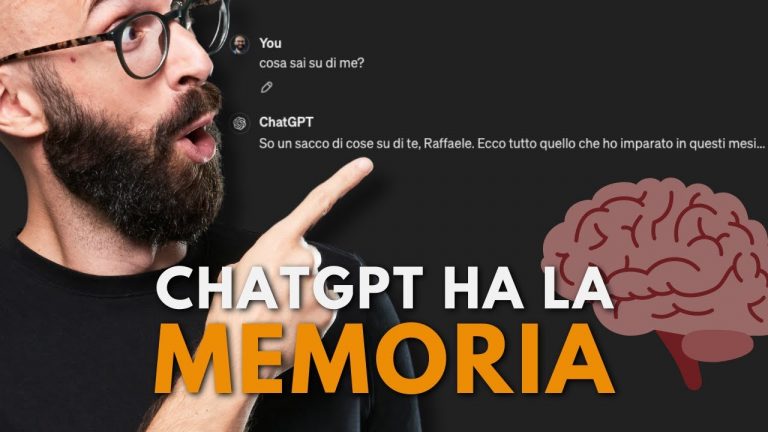 ChatGPT ha la MEMORIA (Tutorial + Come attivarla in Italia)