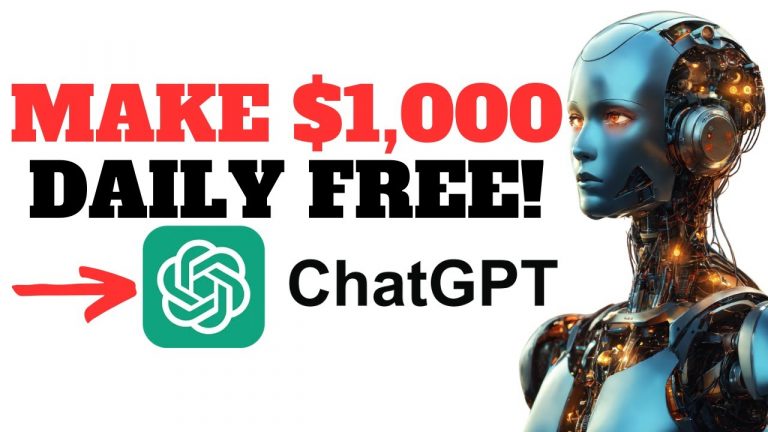 Dumbest Way to $1,000 Daily With AI / ChatGPT FREE (Works For Beginners!)