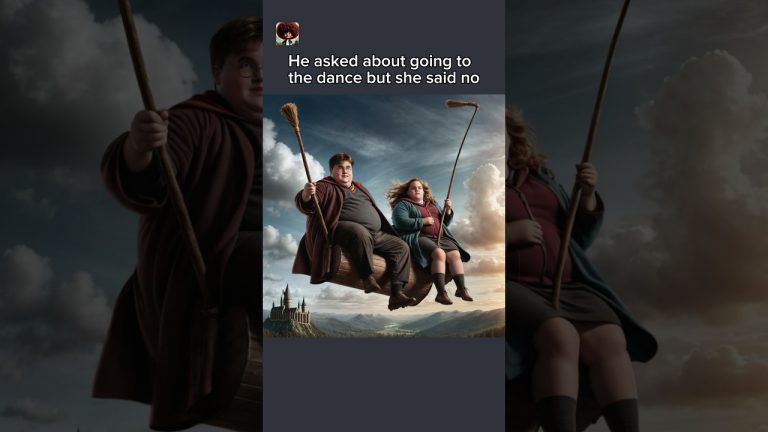 Harry Potter and the School Dance #aiart #chatgpt #aigenerated #ai